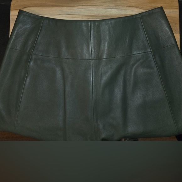 The SEI Leather Trouser in Army - Picture 4 of 10